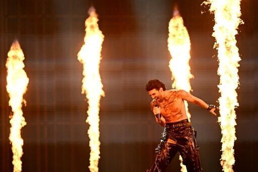 Lights, cameras, action at Eurovision Song Contest final