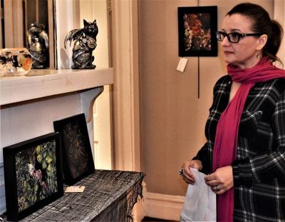 SAG Small Works Show and Sale and Historic Preservation Society Fish Fry a success