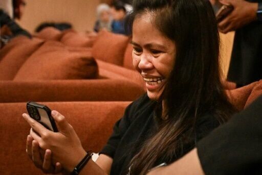 Filipina on Indonesia death row arrives home to 'new life'