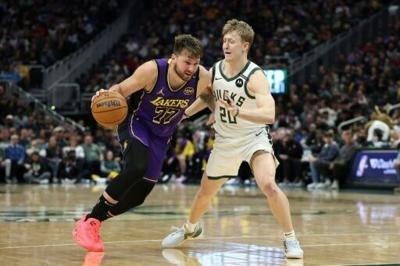 Doncic drops 45 but Lakers pounded in Bucks loss