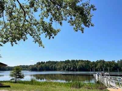 Roland Cooper State Park lake and pier