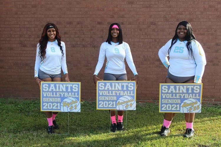 Selma Saints recognize senior volleyball players