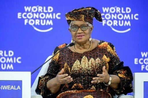 WTO Director-General Ngozi Okonjo-Iweala at the WEF summit in Davos
