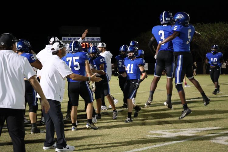 Demopolis football celebrate