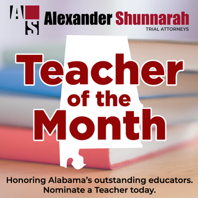 Alexander Shunnarah Attorneys taking nominations for 2020-2021 Teacher of the Month