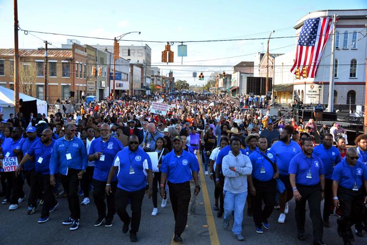 Bridge Crossing Jubilee draws thousands to Selma to see VP Harris