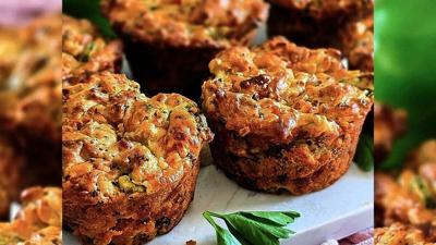 Cheesy Sausage Breakfast Muffins