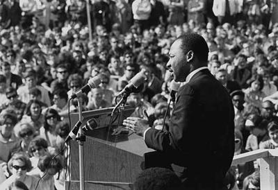 Martin Luther King Jr. giving speech