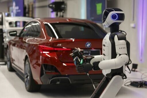 BMW is running a pilot programme with AI-powered humanoid robots at a factory