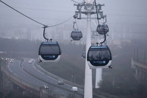 French officials launch the first urban cable car in the region of Ile-de-France