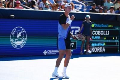 Sebastian Korda is into the final of the ATP tournament in Delray Beach, Florida, after a semi-final win over third-seeded Flavio Cobolli