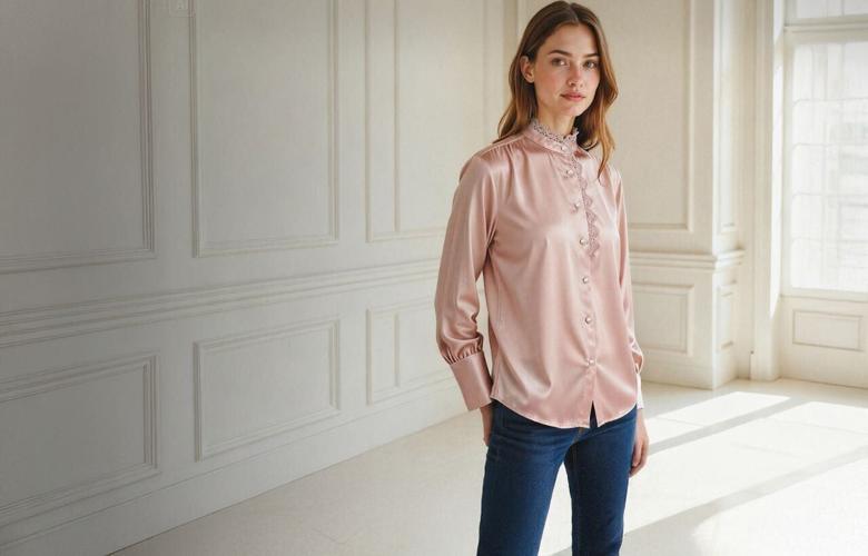 Custom made blouse by Sumissura