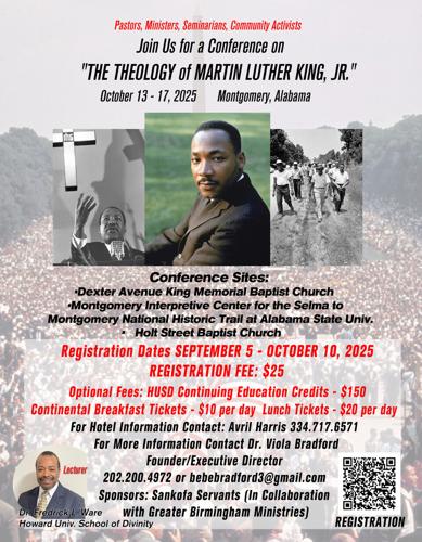 Theology of Martin Luther King, Jr. flyer