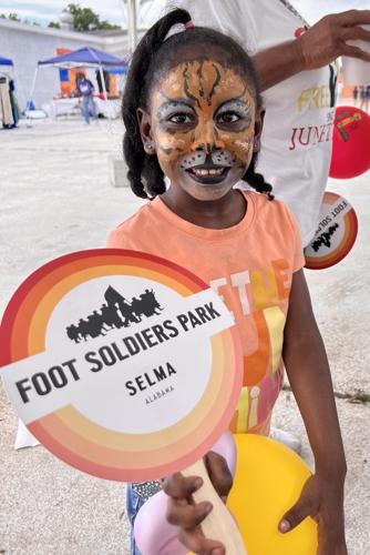Selma celebrates Juneteenth at Foot Soldiers Park on Monday