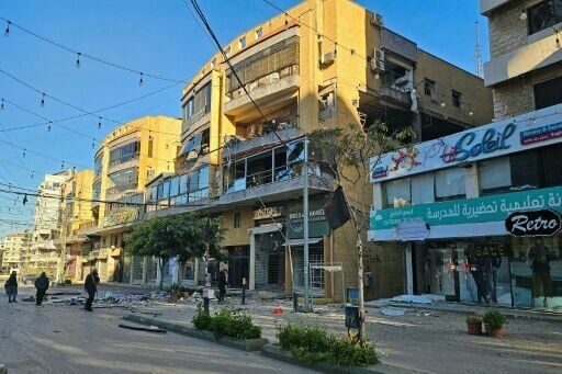 An air strike hit the Hezbollah stronghold of south Beirut Thursday