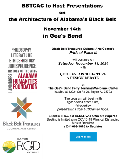 Black Belt Cultural Arts Center to hold presentation on architecture on Saturday