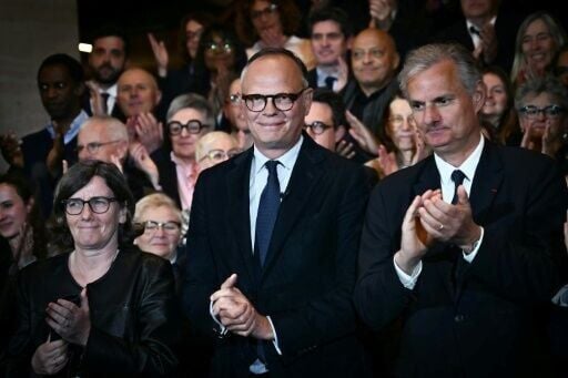 Presidential hopeful Edouard Philippe was re-elected in Le Havre, early results showed