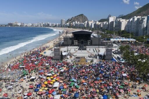 'Two million' throng Lady Gaga concert at Rio's Copacabana