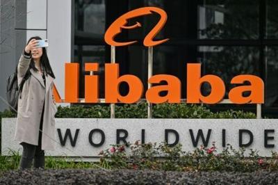 China's Alibaba says annual revenue up six percent year-on-year