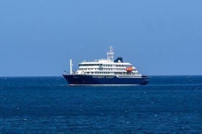 The ship is currently located off the coast of Cape Verde