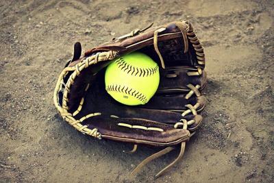 Softball stock image