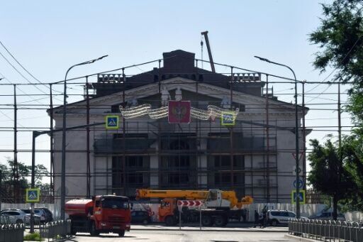 The Mariupol Drama Theatre underwent a major three year reconstruction before its reopening Sunday