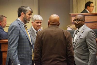 Senators Garlan Gudger, Greg Albritton, R-Atmore, Rodger Smitherman, Bobby Singleton from Alabama Reflector