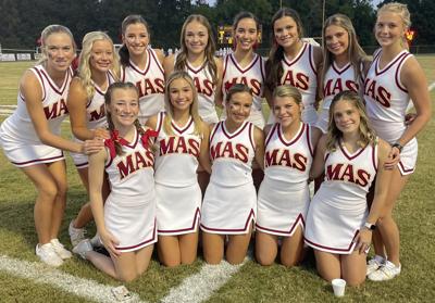 Morgan Academy varsity cheerleaders