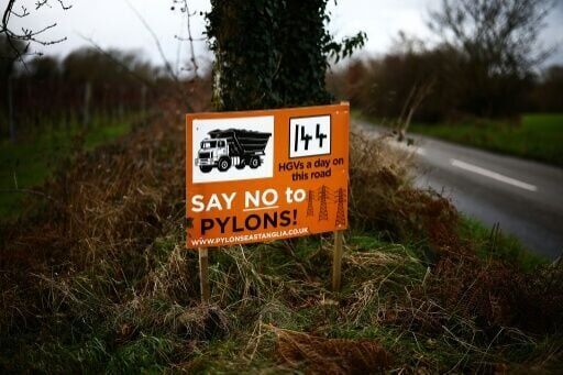 In the English countryside, a pylon war looms