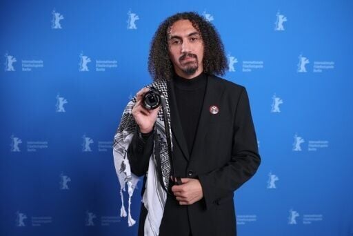 Syrian-Palestinian director Abdullah Al-Khatib denounced what he called the 'genocide' in Gaza