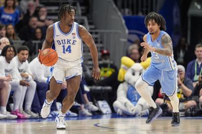 No. 1 Duke fends off UNC rally, makes ACC title game