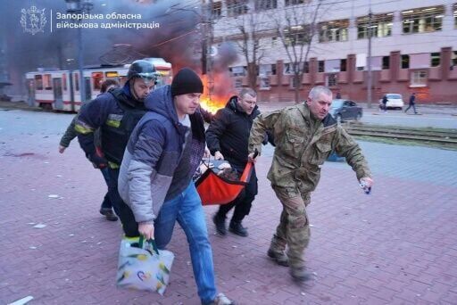 Russian strike on Ukraine's Zaporizhzhia kills 13