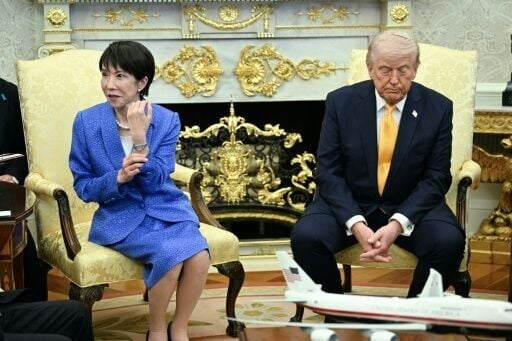 US President Donald Trump meets with Japan's Prime Minister Sanae Takaichi in the Oval Office