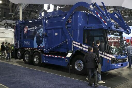At CES, AI-powered garbage trucks reduce battery fire risk