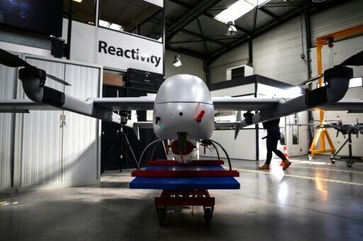 An Airbus Helicopters drone is shown off in southern France