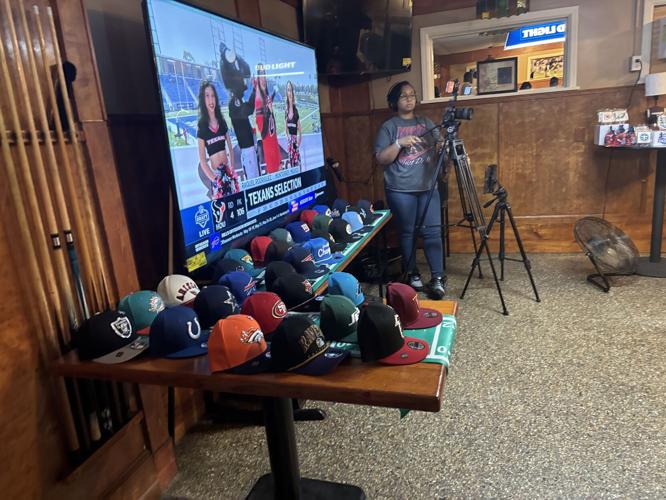 Martina West recording Jeremiah's announcement