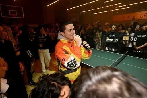 Timothee Chalamet trained rigorously in table tennis for the role