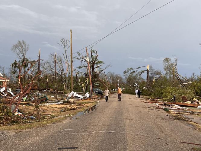 Selma continues digging through rubble from Thursday's tornado, photo gallery