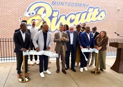 Montgomery Biscuits Clubhouse ribbon cutting