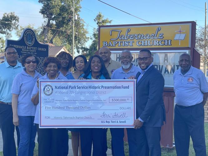 Rep. Terri Sewell announces funding at three sites in Selma on Thursday