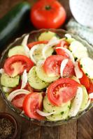 Recipe: Tomato, cucumber and onion salad