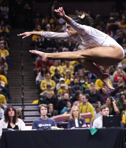 Mizzou sophomore Ayla Acevedo jumps