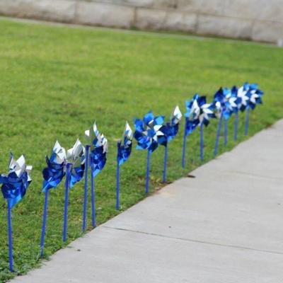 Plant a Pinwheel Garden for child abuse advocacy Thursday