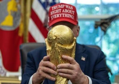 US President Donald Trump has sought to make political and diplomatic capital out of the World Cup