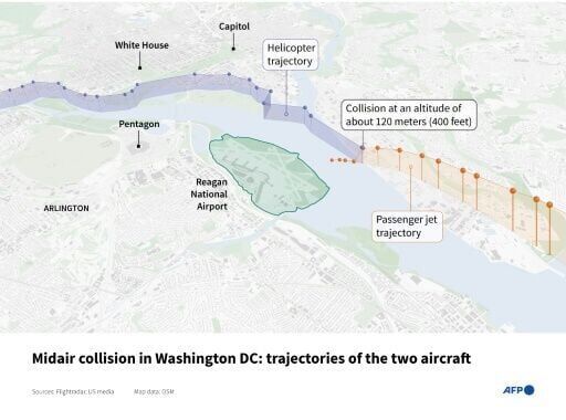 No survivors after helicopter collides with plane over Washington