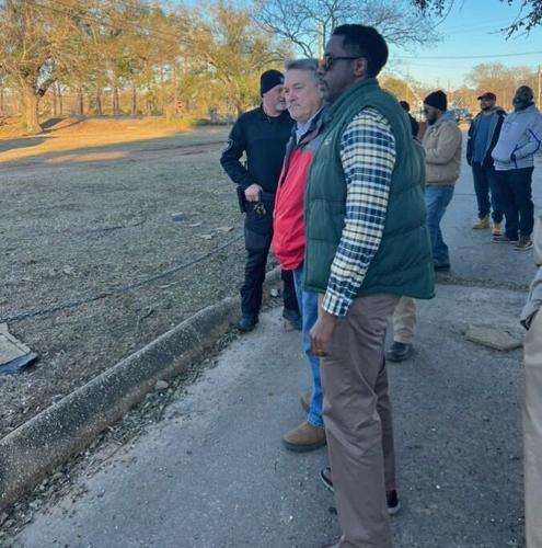 State leaders tour tornado damage, discuss ways to help with disaster relief efforts