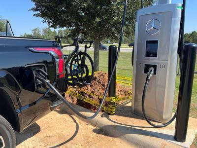 Electric truck from Alabama Clean Fuels Coalition