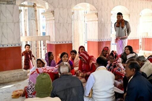 Hindu devotees offer prayers inside the Matua temple in Gopalganj, Bangladesh. The US-based Center for the Study of Organized Hate said it had tracked more than 700,000 posts -- generated by more than 170,000 accounts on X, that made claims of a "Hindu ...