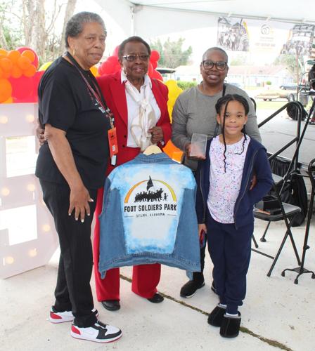 Sadie Moss winner of Foot Soldier Park award