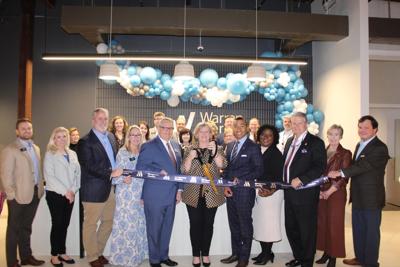 Warren Averett ribbon cutting